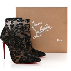 Louboutin Lace Boots